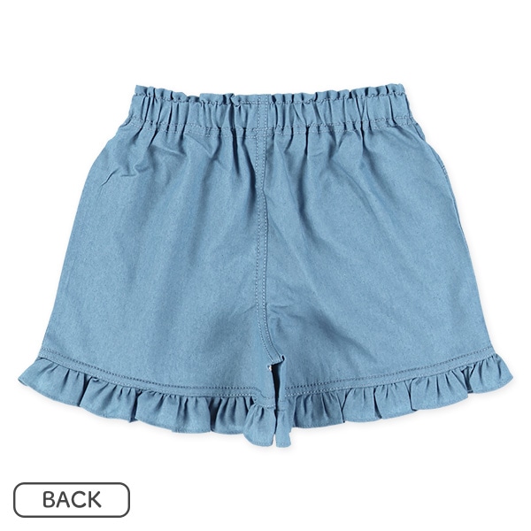 ビスチェ付き半袖Tシャツ&デニムパンツセット