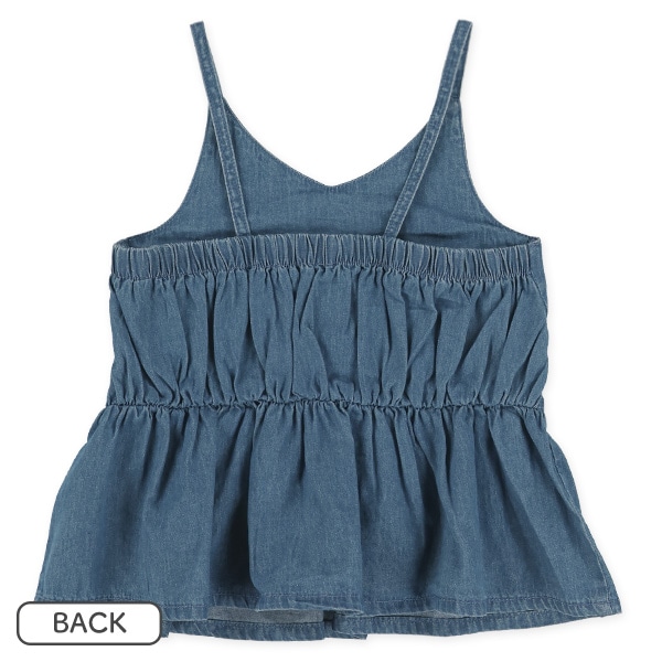 デニムキャミソール＆ボトムスセット