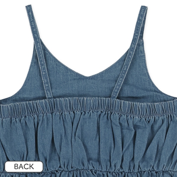 デニムキャミソール＆ボトムスセット