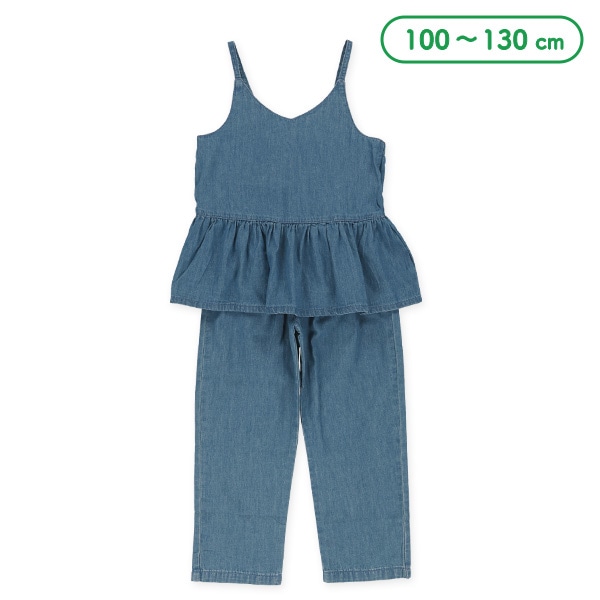 デニムキャミソール＆ボトムスセット