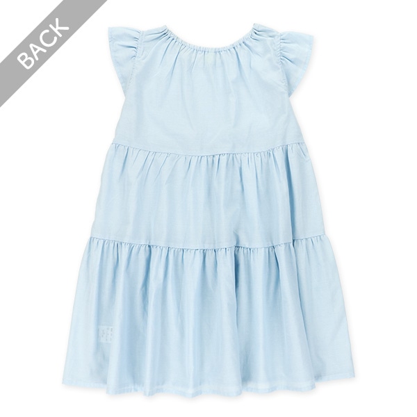 シャンブレーフレンチワンピース