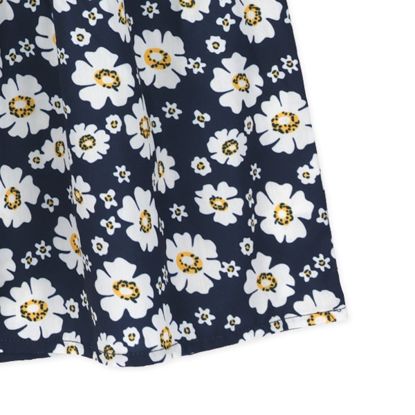 ノースリーブ切り替えワンピース