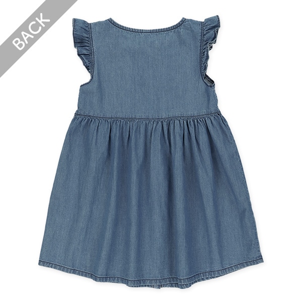 デニムフリルワンピース