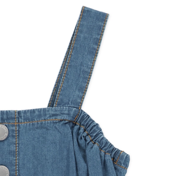 デニム風キャミワンピース