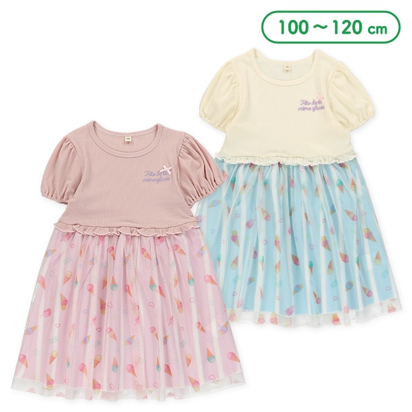 アイスチュール切り替えワンピース