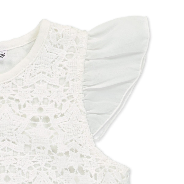 星柄レースセット風チュールワンピース