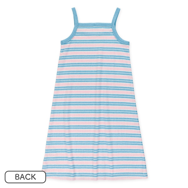 半袖トップス&ボーダーキャミワンピースセット