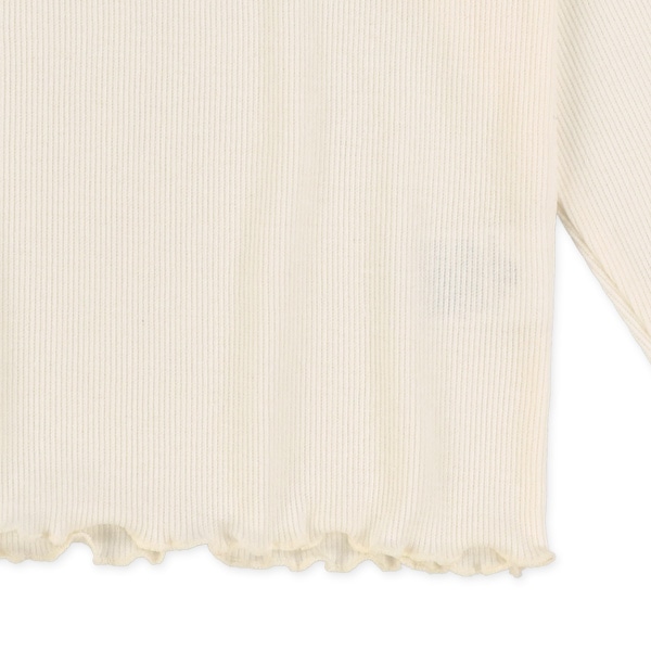 テレコ長袖Tシャツ＆ニットコールジャンパースカート