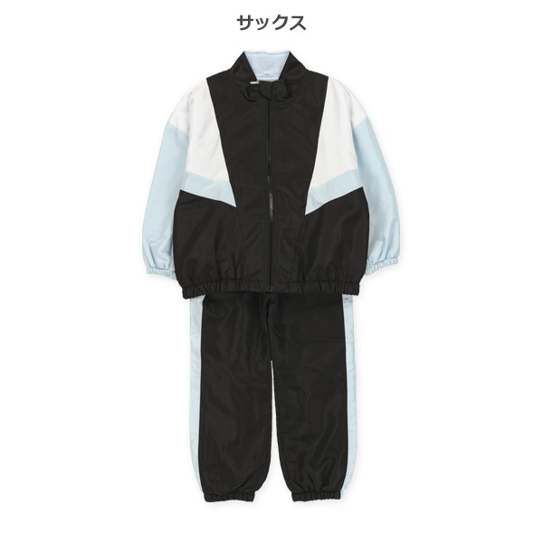 裏フリース切り替えジャケット&パンツセット