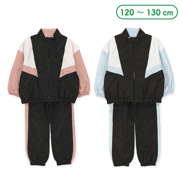 裏フリース切り替えジャケット&パンツセット