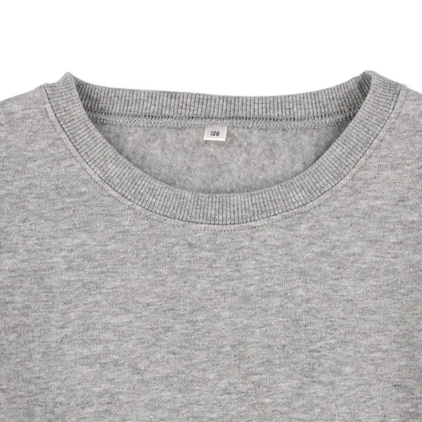 裏起毛袖リボンハート柄チュール付きドッキング長袖ワンピース