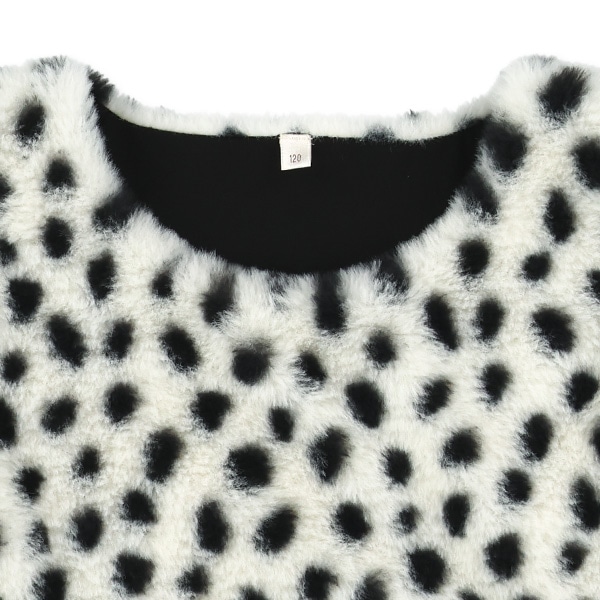 裏起毛ボアアニマルベスト&長袖ワンピースセット