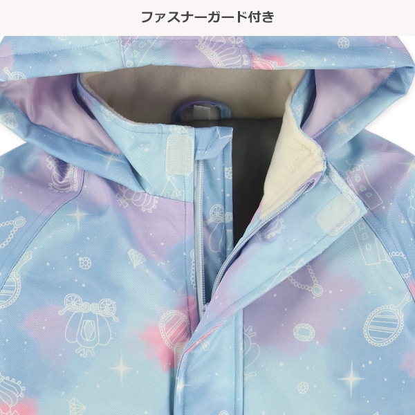 タイダイ風プリンセス柄スキーウェア
