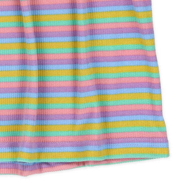 ストレッチテレコボーダー半袖ワンピース