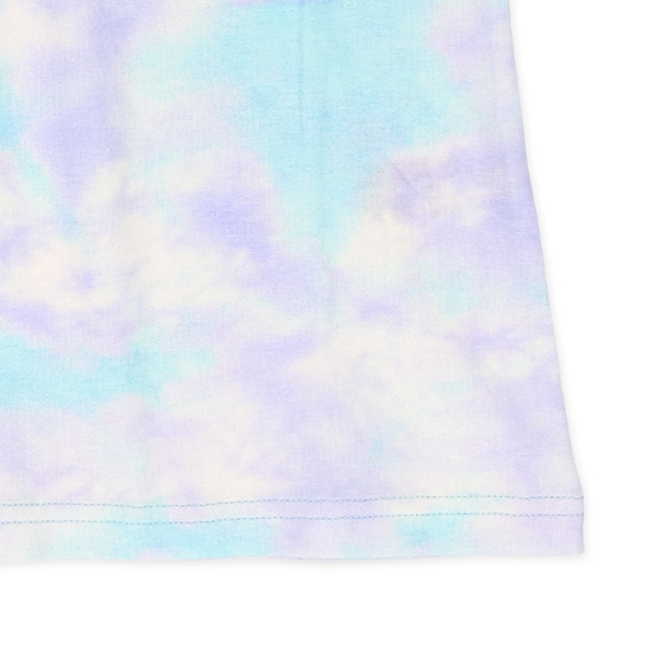 肩ライン切り替え半袖ワンピース