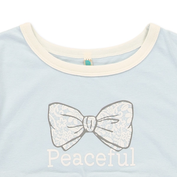 ニットティアードロゴ半袖ワンピース