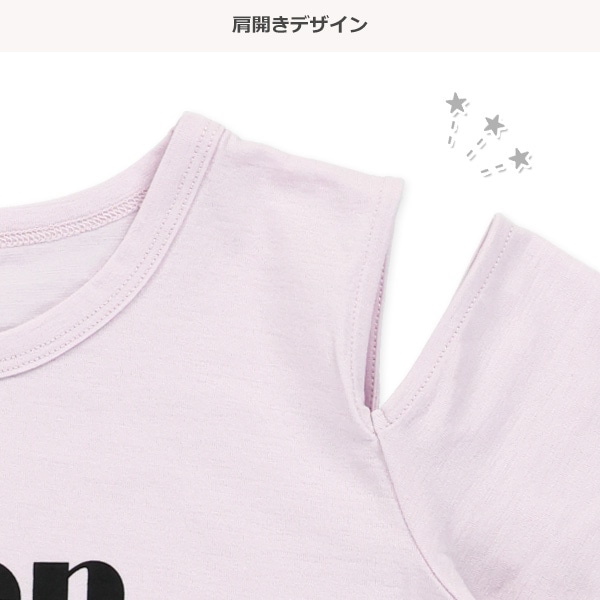 天竺ロゴ半袖ワンピース