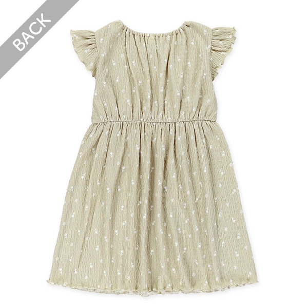 天竺シャーリングフレンチワンピース