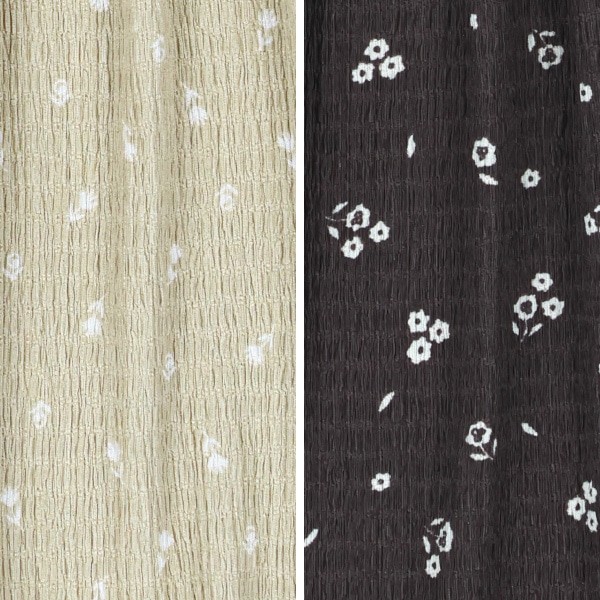 天竺シャーリングフレンチワンピース