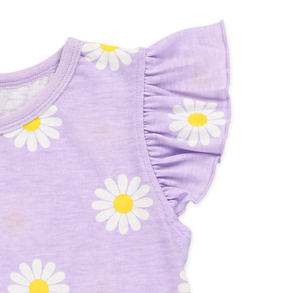 リボン・花柄総柄フレンチワンピース