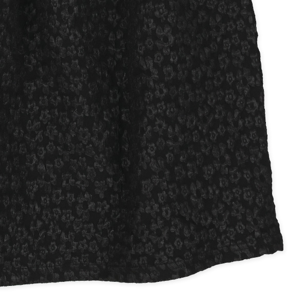 ジャガードフォーマルノースリーブワンピース（花柄）