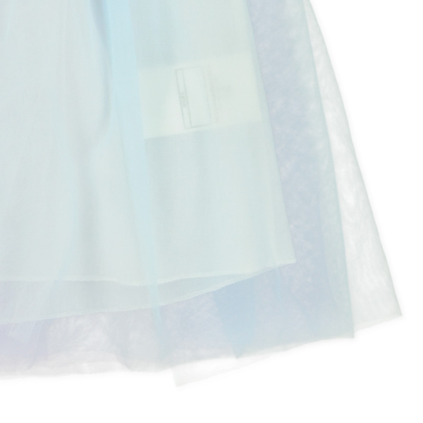 三色スカートリボン切り替えワンピース