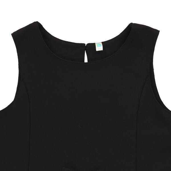 ウエストリボンフォーマルノースリーブワンピース