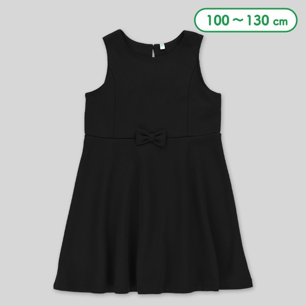 ウエストリボンフォーマルノースリーブワンピース
