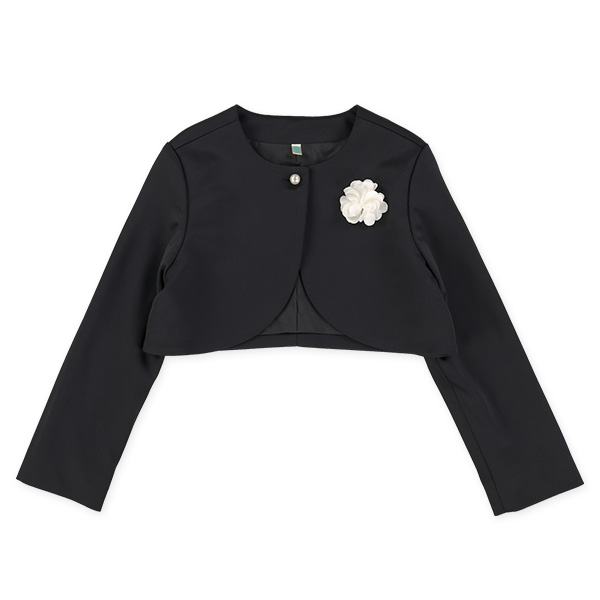 ボレロ付きチェック柄フォーマルワンピース