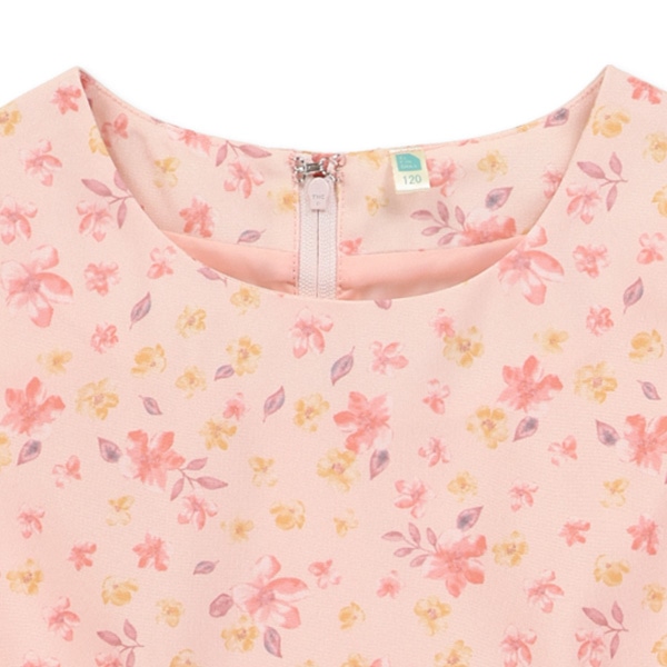 ボレロ付き花柄フォーマルワンピース