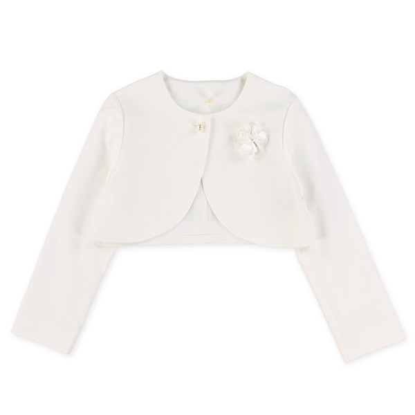 ボレロ付き花柄フォーマルワンピース