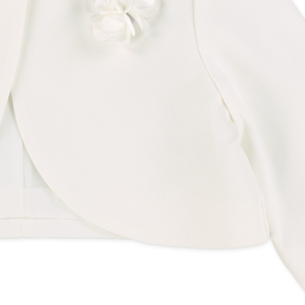 ボレロ付き花柄フォーマルワンピース