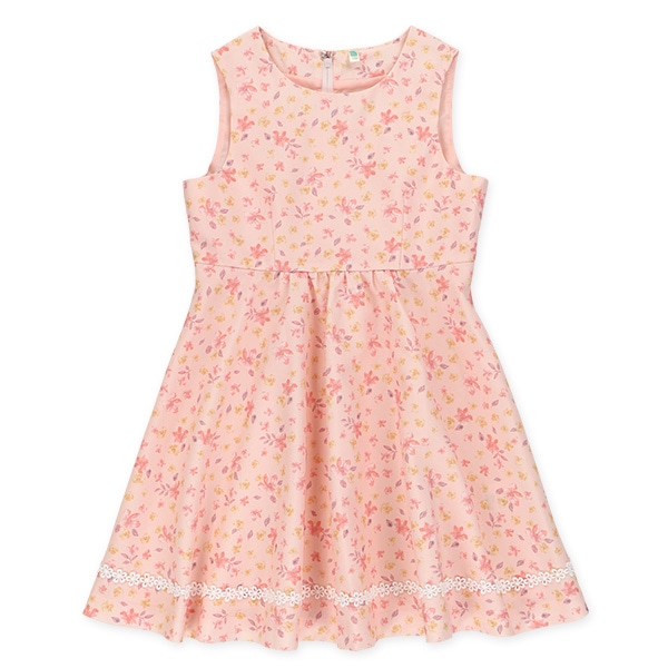 ボレロ付き花柄フォーマルワンピース