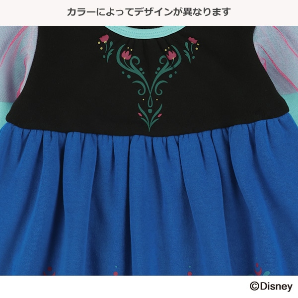 裏起毛なりきりワンピース（アナと雪の女王）