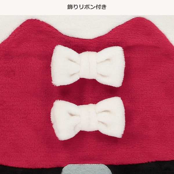 フリースサンタなりきりキャミワンピース&ヘアバンドセット