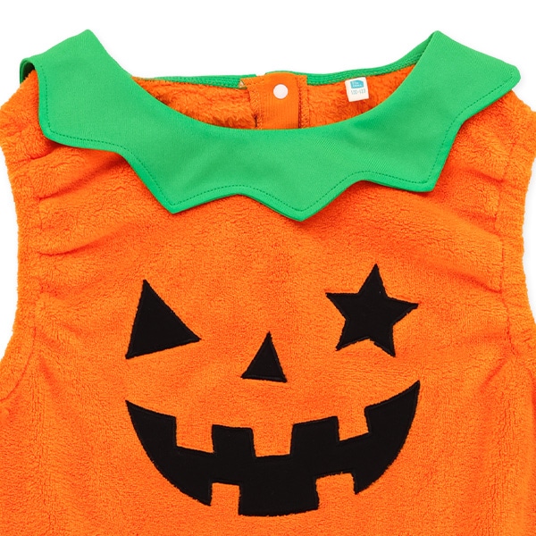 フリースハロウィンかぼちゃ着ぐるみジャンパースカート