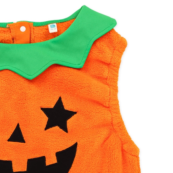 フリースハロウィンかぼちゃ着ぐるみジャンパースカート
