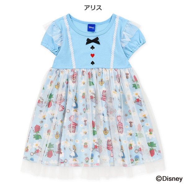 なりきり半袖ワンピース（白雪姫・不思議の国のアリス）