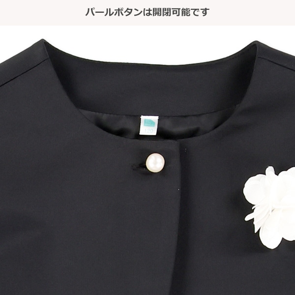 ボレロ付きチェック柄フォーマルワンピース