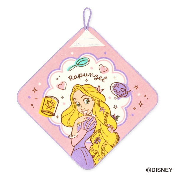 3枚組シャーリングループ付きタオル（ディズニープリンセス）