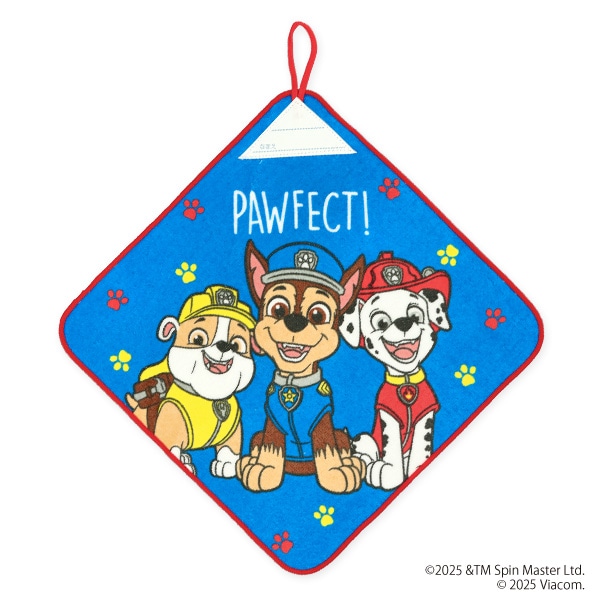 3枚組シャーリングループ付きタオル（パウパトロール）