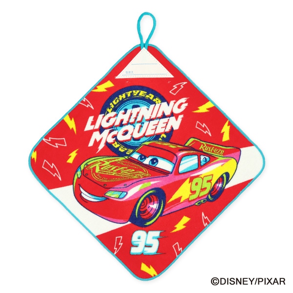 3枚組シャーリングループ付きタオル（カーズ）