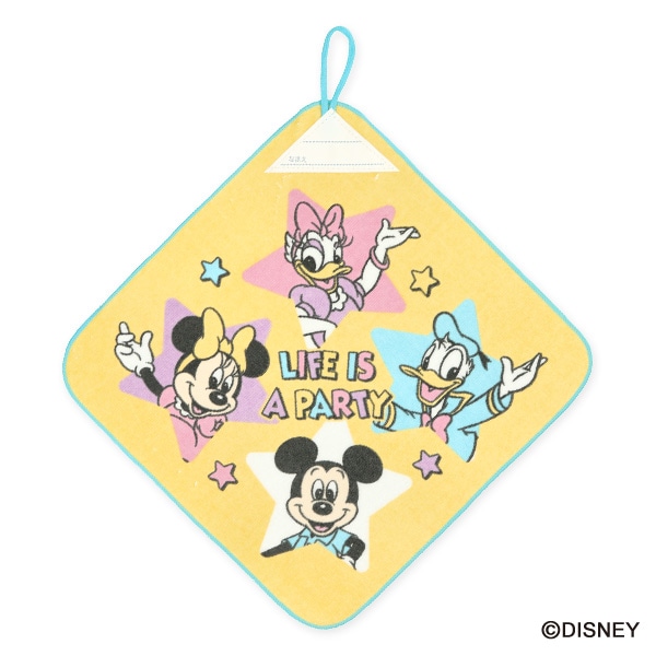 3枚組シャーリングループ付きタオル（ミッキー&フレンズ） | 西松屋