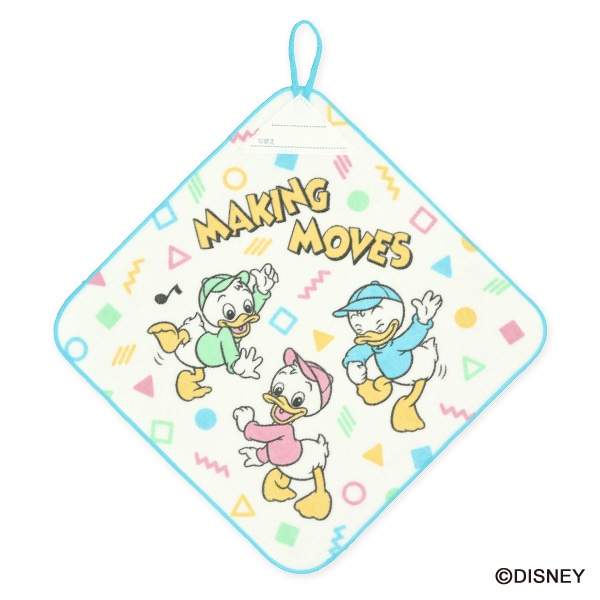 3枚組シャーリングループ付きタオル（ミッキー&フレンズ） | 西松屋