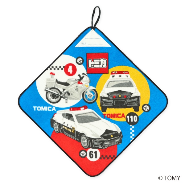 3枚組シャーリングループ付きタオル（トミカ）