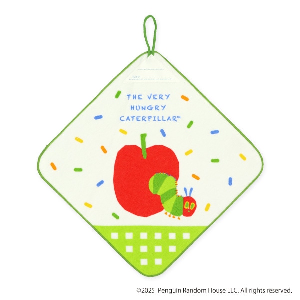 3枚組シャーリングループ付きタオル（はらぺこあおむし）