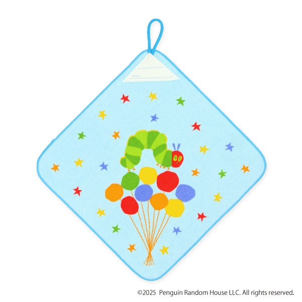 3枚組シャーリングループ付きタオル（はらぺこあおむし）