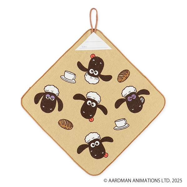 3枚組シャーリングループ付きタオル（ひつじのショーン）