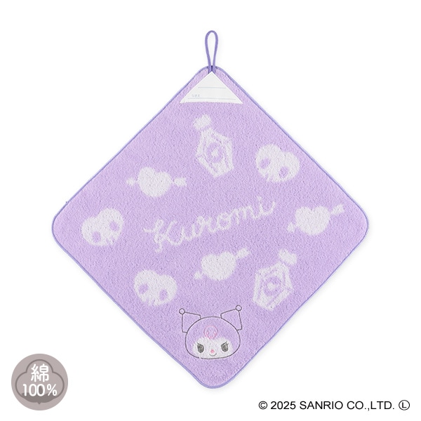 無撚糸ジャガードループ付きタオル（クロミ）