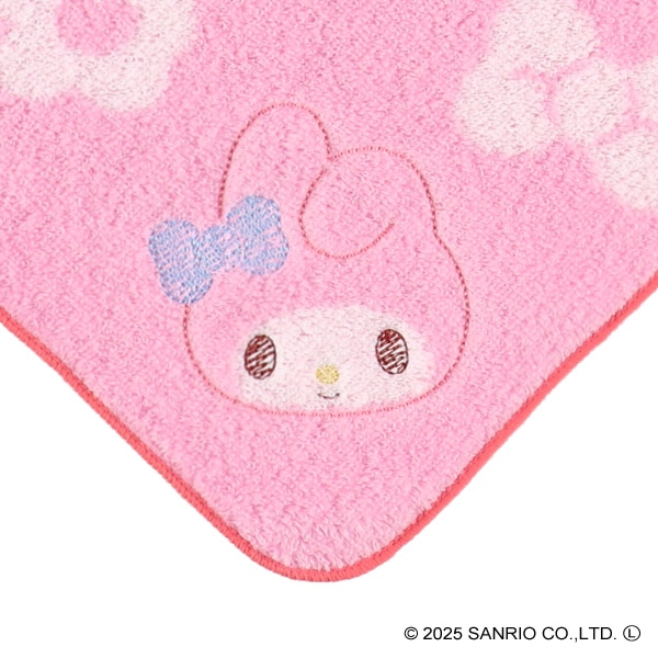 無撚糸ジャガードループ付きタオル（マイメロディ）